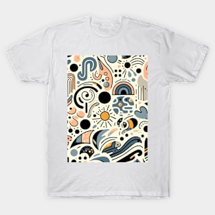 Graphic Modern Abstract Artwork T-Shirt